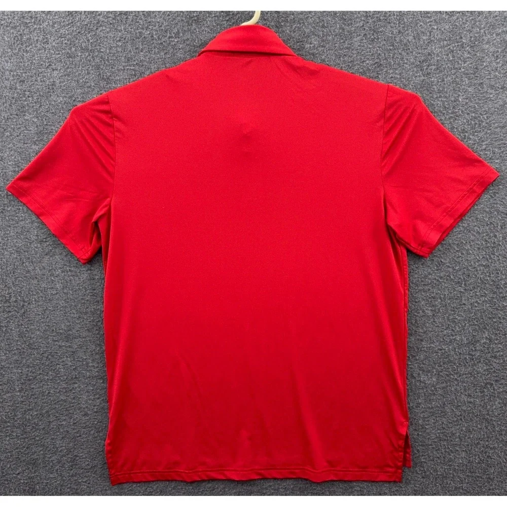 RLX Ralph Lauren Polo Shirt Mens Medium Red Oak Hill 2023 PGA Golf‎ Championship